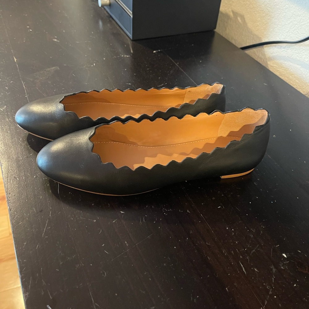 Jcrew black flats